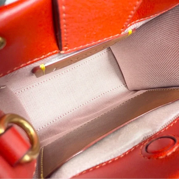 NWT Coach Mini Cashin Tote Glovetanned Leather - Picture 9 of 12